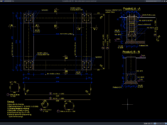 Download Detail Pondasi Siemens COMPASS DWG AutoCAD detail pondasi siemens compass