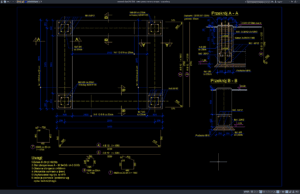 Download Detail Pondasi Siemens COMPASS DWG AutoCAD detail pondasi siemens compass