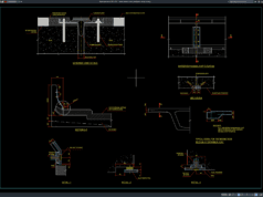 Download Detail Struktur Deck Jembatan DWG AutoCAD detail struktur deck jembatan