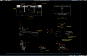 Download Detail Struktur Deck Jembatan DWG AutoCAD detail struktur deck jembatan