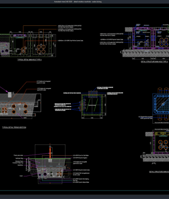 Download Detail Struktur Manhole DWG AutoCAD detail struktur manhole