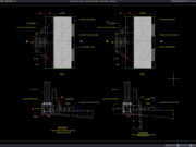 Download Detail Struktur Tiang Lampu di Atas Jembatan DWG AutoCAD detail struktur tiang lampu di atas jembatan