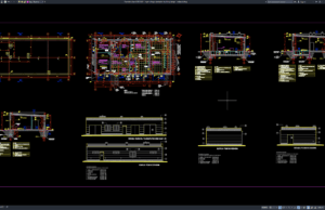 Download High Voltage Substation Building Design DWG AutoCAD high voltage substation building design