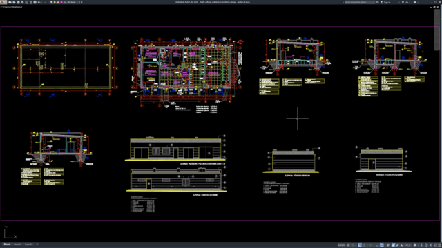 high voltage substation building design