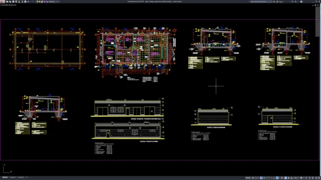 high voltage substation building design