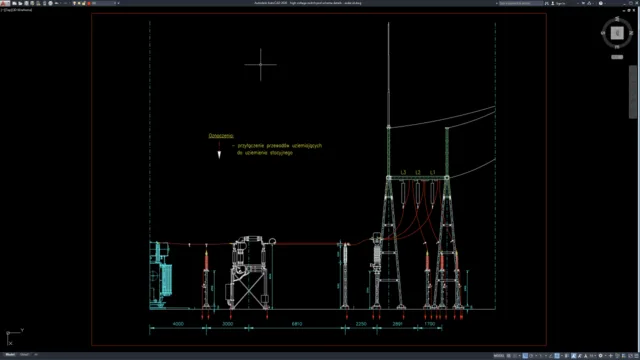 high voltage switchyard scheme details