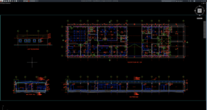 hospital laboratory layout plan and elevation