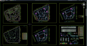 hospital reinforcement layout plan