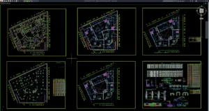 hospital reinforcement layout plan
