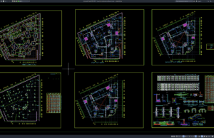 hospital reinforcement layout plan
