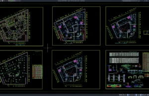 Download Hospital Reinforcement Layout Plan DWG AutoCAD hospital reinforcement layout plan