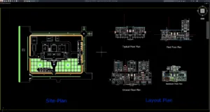 hospital site plan and floor plans