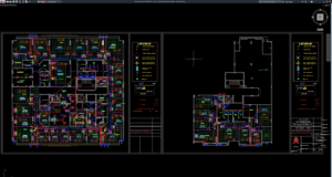 hvac as-built layout plan details