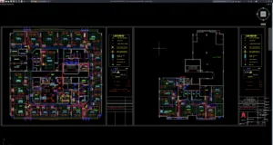 hvac as-built layout plan details