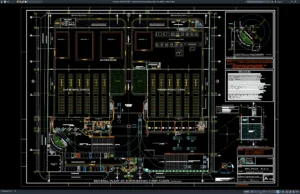 industrial plant project layout plan and details