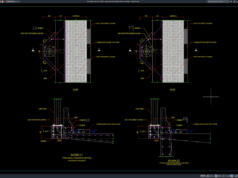 Download Light Pole Over Bridge Structure Details DWG AutoCAD light pole over bridge structure details