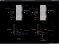 Download Light Pole Over Bridge Structure Details DWG AutoCAD light pole over bridge structure details