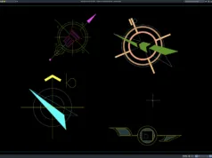Download North Arrow Symbols Blocks DWG AutoCAD north arrow symbols blocks