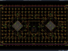 Download Residential Building Foundation Excavation Layout Plan DWG AutoCAD residential building foundation excavation layout plan