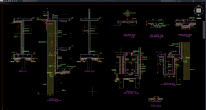 retaining wall and foundation details