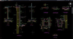 retaining wall and foundation details