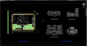 site plan dan denah rumah sakit