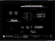 Download Spillway Plan and Section Details DWG AutoCAD spillway plan and section details