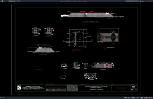 Download Spillway Plan and Section Details DWG AutoCAD spillway plan and section details