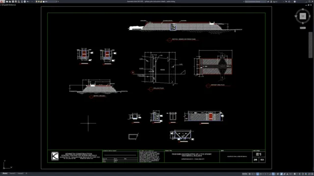 spillway plan and section details spillway plan and section details