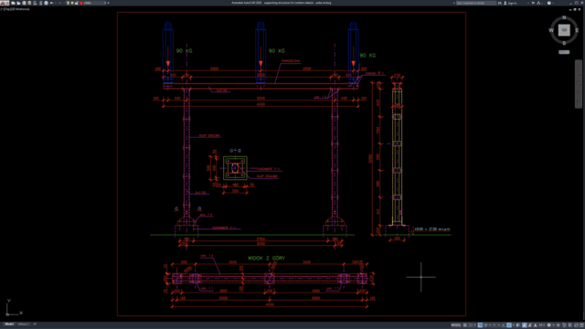supporting structures for isolators details