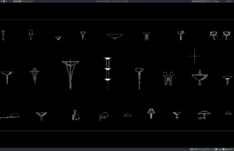 Download Wall Light Blocks DWG AutoCAD wall light blocks