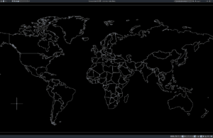 Download World Map DWG AutoCAD world map