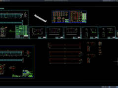 Download Bridge Girder Structural Details DWG AutoCAD bridge girder structural details