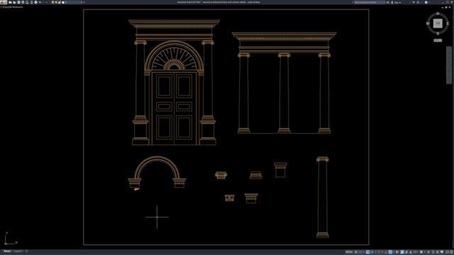 classical architectural door and column details classical architectural door and column details