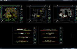 Download Coffee Processing Plant Plan, Elevation and Section DWG AutoCAD coffee processing plant plan, elevation and section