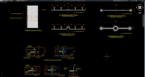 concrete wall construction joint and expansion joint details
