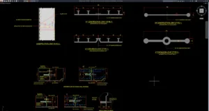 concrete wall construction joint and expansion joint details