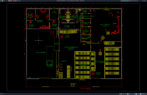Download Cosmetic Products Factory Layout Plan DWG AutoCAD cosmetic products factory layout plan