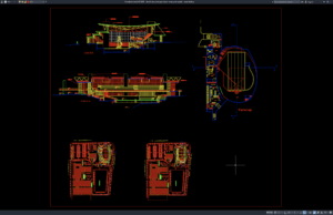 Download Denah dan Potongan Kolam Renang Olimpiade DWG AutoCAD denah dan potongan kolam renang olimpiade