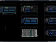 Download Denah dan Tampak Gedung Parkir Mobil Bertingkat DWG AutoCAD denah dan tampak gedung parkir mobil bertingkat