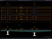 Download Denah dan Tampak Penulangan Deck Jembatan DWG AutoCAD denah dan tampak penulangan deck jembatan