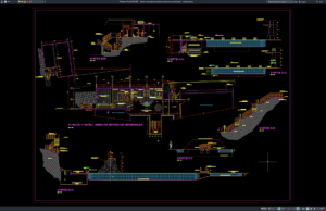 Download Denah, Potongan, dan Detail Kolam Renang Olimpiade DWG AutoCAD denah, potongan, dan detail kolam renang olimpiade