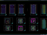 Download Denah, Tampak, dan Potongan Apartemen 15 Lantai DWG AutoCAD denah, tampak, dan potongan apartemen 15 lantai