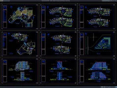 Download Denah, Tampak, dan Potongan Hotel Bintang 5 DWG AutoCAD denah, tampak, dan potongan hotel bintang 5