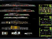 Download Denah, Tampak, dan Potongan Pabrik Pengolahan Mangga DWG AutoCAD denah, tampak, dan potongan pabrik pengolahan mangga