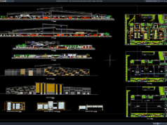 Download Denah, Tampak, dan Potongan Pabrik Pengolahan Mangga DWG AutoCAD denah, tampak, dan potongan pabrik pengolahan mangga
