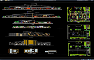 Download Denah, Tampak, dan Potongan Pabrik Pengolahan Mangga DWG AutoCAD denah, tampak, dan potongan pabrik pengolahan mangga