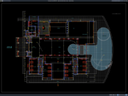 Download Denah Tata Letak Kolam Renang DWG AutoCAD denah tata letak kolam renang