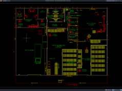 Download Denah Tata Letak Pabrik Kosmetik DWG AutoCAD denah tata letak pabrik kosmetik