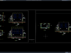Download Detail Dinding Geser Beton Bertulang DWG AutoCAD detail dinding geser beton bertulang